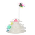 thumbnail image 1 of Cat Tower Toy, Cat Tracks Tear Resistant Easy To Clean Attractive Non Slip Detachable  For Cats White, 1 of 8