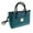 Blue Basket Weave, variant on Harris Tweed "Brora" Small Tote Handbag for Women – 100% Wool, Adjustable Shoulder Strap, Made in Scotland, Royal Stewart