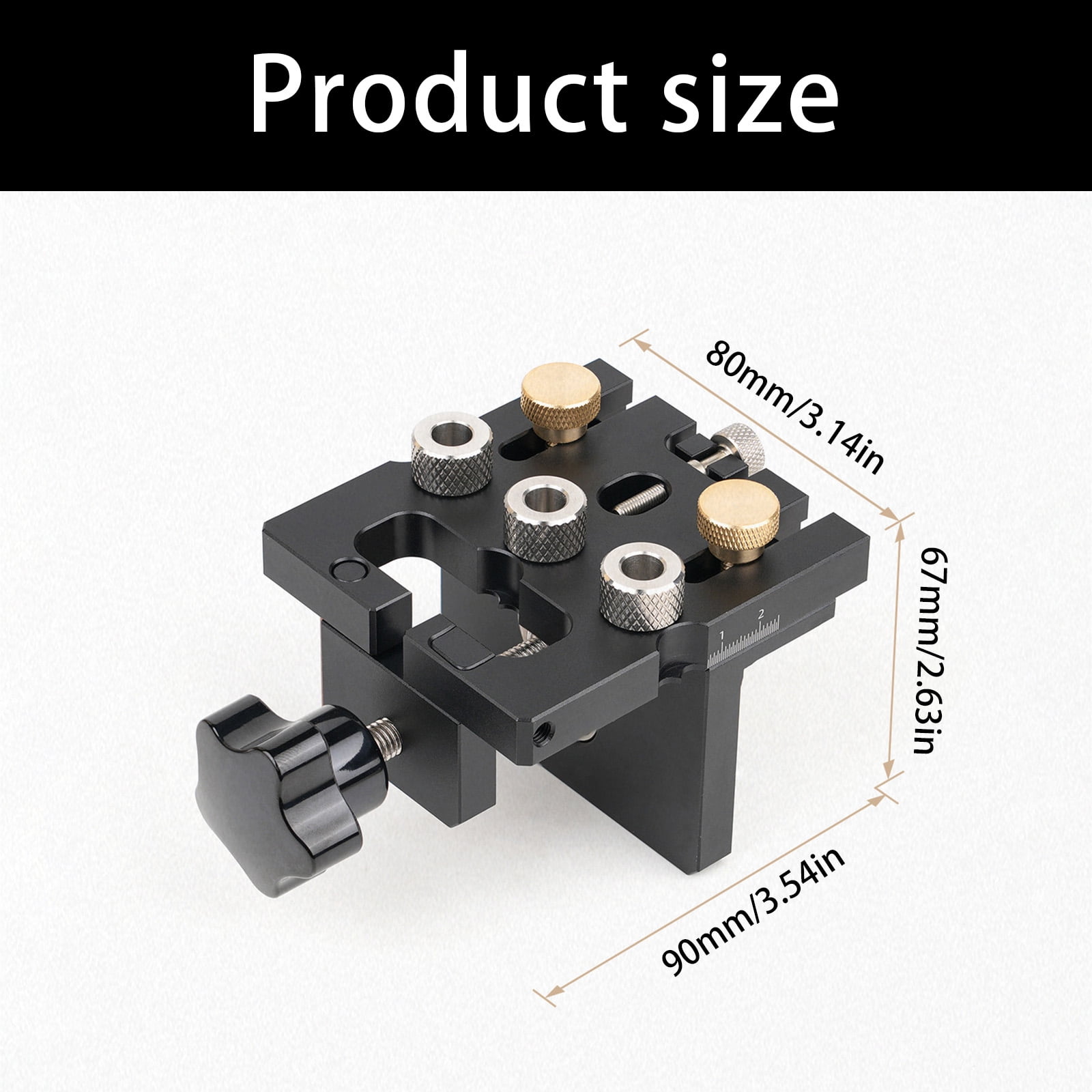 Multipurpose Hole Punching Doweling Jigs with Precisions Drilling for Connection Ideal for DIYer Enthusiasts