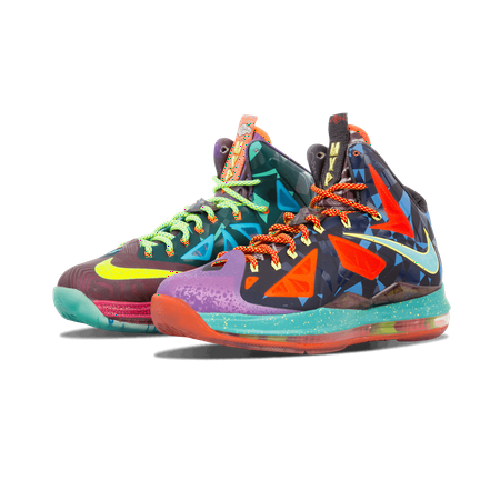 Nike Men Lebron 10 Premium What The Mvp 618217 300 Size 13 Walmart