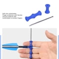 thumbnail image 4 of Languette de Doigt Bowstring, Protecteur de Doigt Bowstring Quickshot en Silicone Doux pour Tir Noir, Rouge, Bleu, 4 of 7