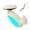 Cream White, variant on Pull Out LED Bathroom Faucet, 4 Modes Waterfall Sink Faucet with 3 Colors Temperature Sensing Light, 360° Swivel Stainless Steel Bath Faucet with Face Wash & Shower Spray, Brushed Nickel, 1 Hole