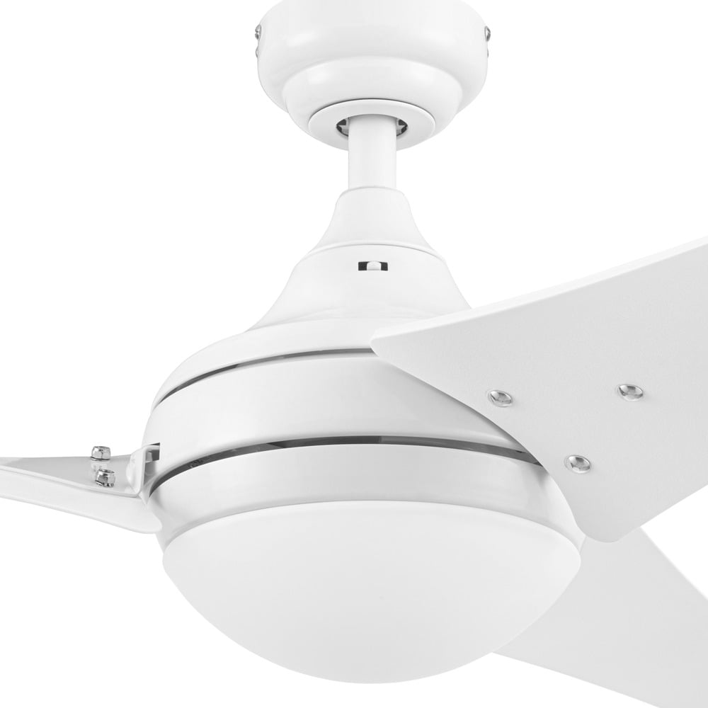 Honeywell 51804-45 52 in. Remote Control Contemporary Indoor LED Ceiling Fan with Light - Bright White