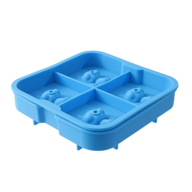 El molde de silicona para tiburones es fácil de desmoldar y apto para bebidas de agua potable.