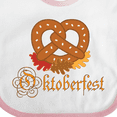 thumbnail image 4 of Inktastic Oktoberfest Pretzel German Festival Boys or Girls Baby Bib, 4 of 4