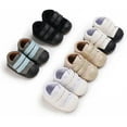 thumbnail image 6 of Baby Boys Girls Walking Shoes Hard Bottom Non Slip PU Leather Outdoor Sneaker Infant Carton Slipper Toddler First Walker Crib Shoes(3-18 Months), 6 of 7