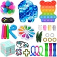 thumbnail image 1 of Ensemble de Jouets Fidget, 30 Pcs Jouet Pop it Fidget Jouet Sensoriel Ensemble de Jouets Fidget Push Pop Bubble Jouet Fidget, 1 of 7