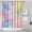Dreamy Pastel Sky, variant on Pastel Rainbow Clouds Shower Curtain 36"x72" ,Bathroom Decorative Shower Curtains Set with 12 Hooks,Modern Waterproof Washable Shower Curtain