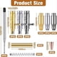 thumbnail image 3 of Set of 6 slim pens,multi-color wooden swivel pen set, 3 of 4