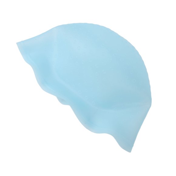Hair Highlight Cap, Transparent Look Skin Friendly Hair Dyeing Cap with Hook Needle for Home Hair Salon Blue