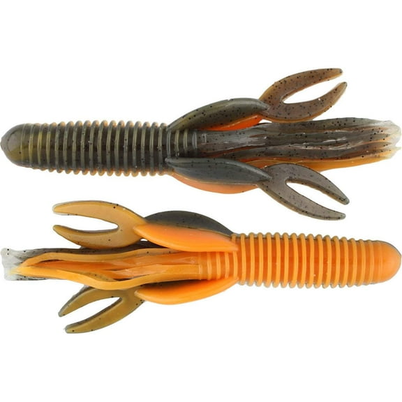 Big Bite Baits Craw Tube 4 inch Soft Plastic (Crime Scene)