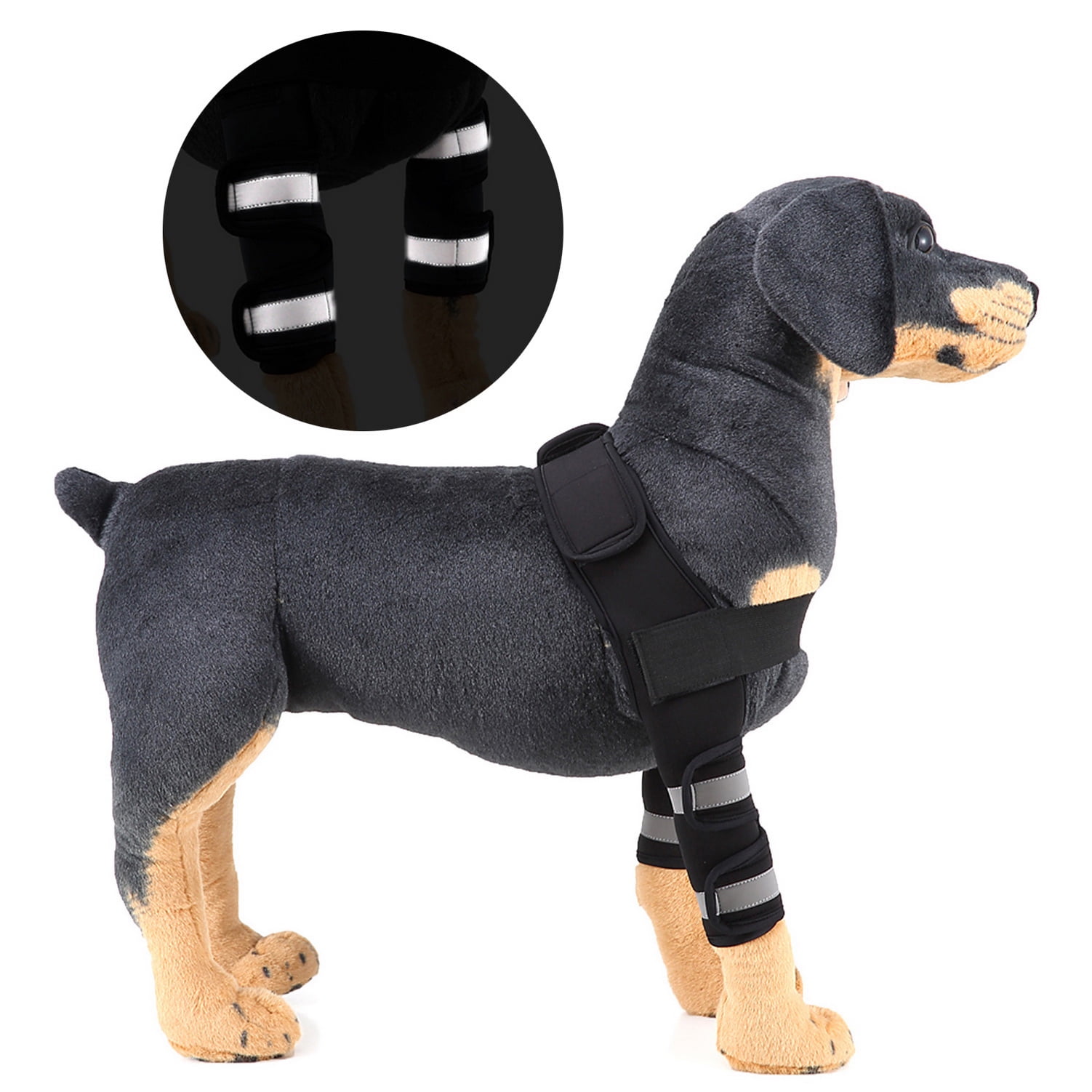 SELMAI Reflective Dog Shoulder Brace Front Leg Brace Canine Elbow Protector Extra Supportive
