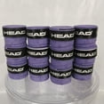 thumbnail image 1 of 12 Pieces Original Overgrip Anti Slip Tennis Racket Sweatband Grips Padel Shock Absorption Grip Tape Training Accessories dry purple, 1 of 6