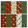 thumbnail image 1 of Tissu de Noël Carrés de Couture en Coton pour Patchwork, 1 of 6