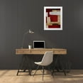 thumbnail image 3 of Loreth, Lanie 15x18 White Modern Wood Framed Museum Art Print Titled - Red and Gold Light I, 3 of 4