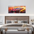 thumbnail image 4 of Hieng Race Car Canvas Wall Art for Living Room Bedroom Red Blue Picture Wall Decor for Bathroom Speed Sports Car Kids Boys Girls Artwork Posters Extreme Sports Painting（Only canvas）, 4 of 6