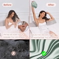 thumbnail image 4 of HBlife Adjustable Double Layer Silk Satin Sleeping Hair Bonnet, Sage Green, Large, 4 of 6