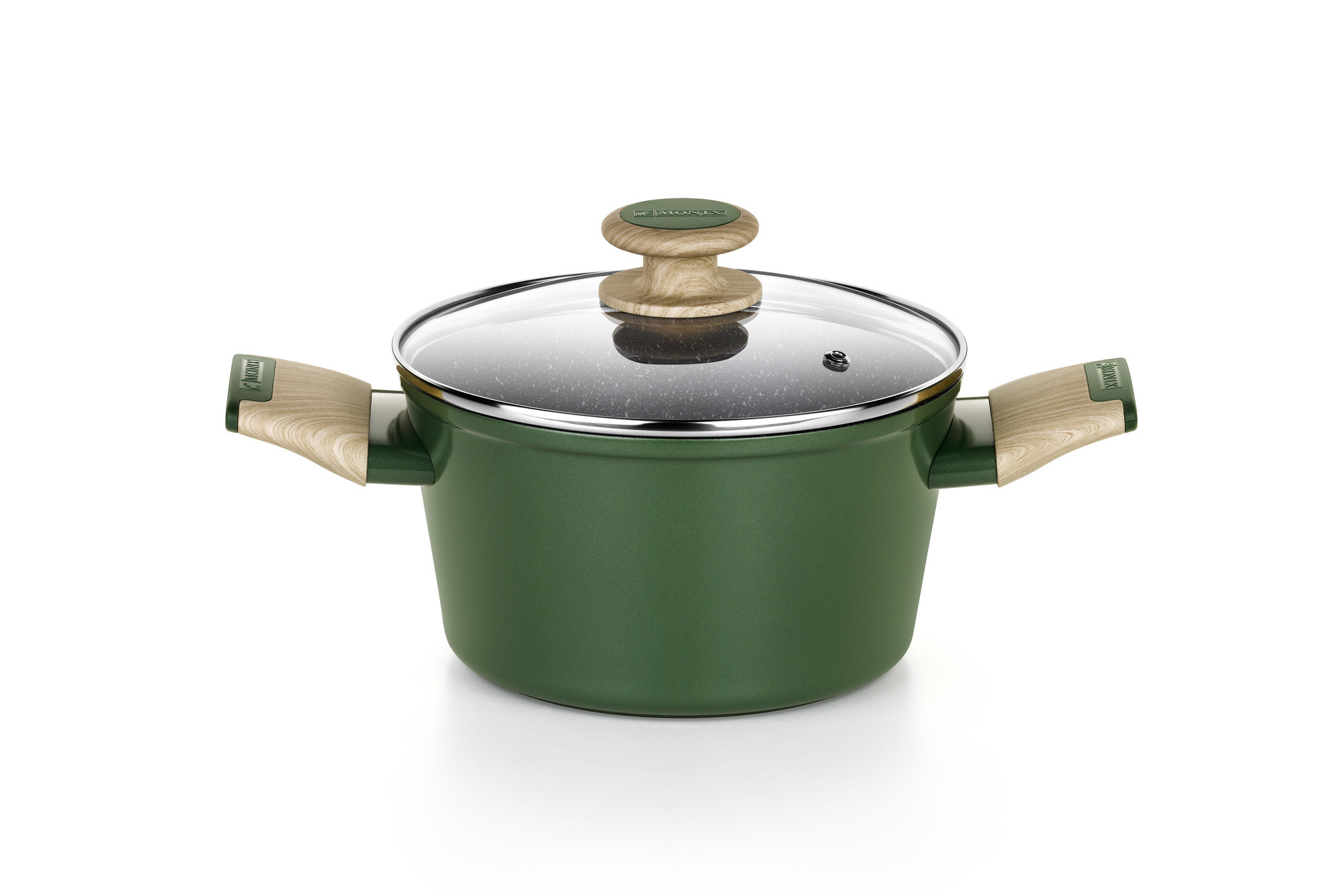 Aluminum Pot Amazonia NonStick High Casserole 3Layer Whitford