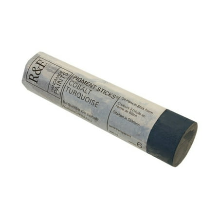 UPC: 0836943003644 | R&F Handmade Paints Pigment Stick 100ml Cobalt Turquoise