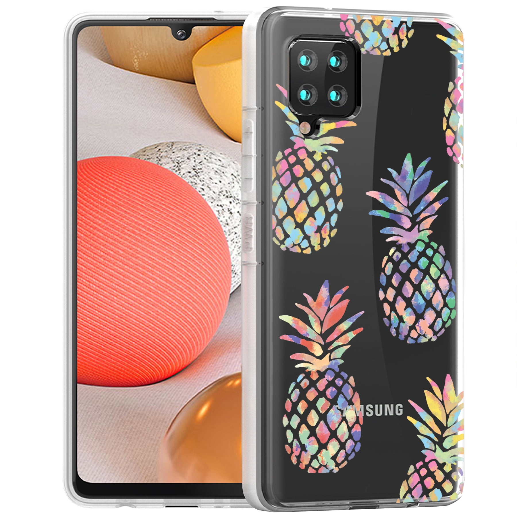 Light Weight Flexible Anti-Scratch,USA Thin Gel Cover Color Pineapple Print TalkingCase Slim Case for Samsung Galaxy Note 20 Ultra