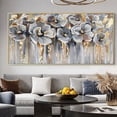 thumbnail image 2 of Vintage White Flowers 5d diy diamond painting Full square Round Drill embroidery cross stitch,Large Size still life,Home Art,Round drill 30x60cm Gao Jinjia LED, 2 of 2