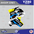 thumbnail image 3 of Kalair GFX Graphics Kit for Yamaha YZ80 (1993-2001) Division Series, 3 of 5