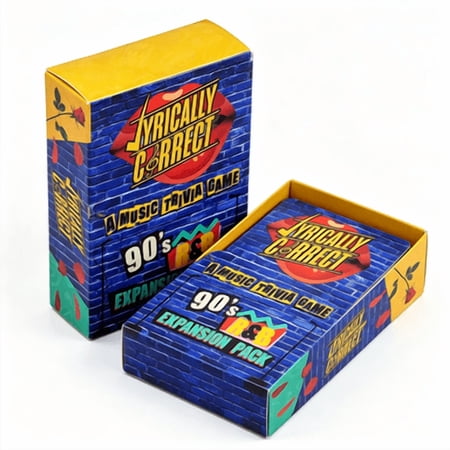 Lyrically Correct 90s R&B Expansion Pack Music Trivia Game for Adults and Teens Party Game