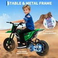 thumbnail image 4 of CazToi 24V Kids Dirt Bike 350W Motor 14 MPH 12 Mile Range Rear Suspension, 4 of 7