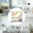 thumbnail image 5 of Acheng  Grey Gold Marble Throw Pillow Covers Modern Abstract Marble Texture Decorative Pillows Case Soft Cushion Covers for Couch Sofa Bed Home Decor Set of 2 18x18in, 5 of 7