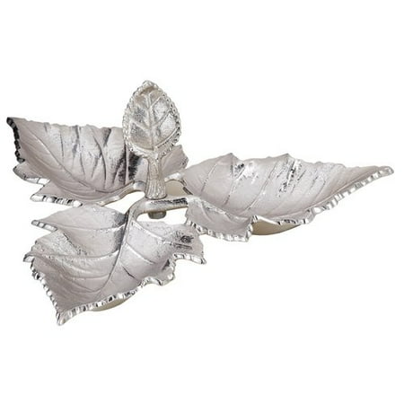 Leaf Serving Dish - Alcott Hill Alexandria Triple Leaf Divided Serving Dish