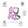thumbnail image 3 of Exclusivo Mezcla Comfort Control Dog Harness with Leash and Poop Bags, No Pull X-Frame Adjustable Pet Harness for Small Dogs, Purple, XS, 3 of 7