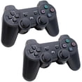 thumbnail image 1 of 2-pack - Wireless Controller for PS3 - Compatible - Black, 1 of 1