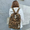 thumbnail image 2 of Miangastore 1pc Large Capacity Student Fashion Leopard Backpack School Outdoor Bag, 2 of 9