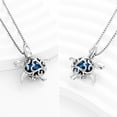 thumbnail image 3 of Stainless Steel Turtle Urn Pendant Memory Necklace Urns for Cremation Ashes Holder Memorial Jewelry, 3 of 4