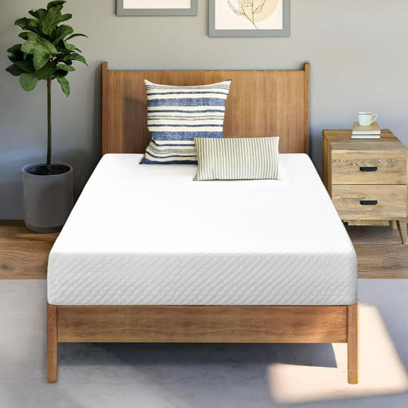 6 Inch Twin Cooling Memory Mattress for Pressure Relief & Cool Sleep Medium Firm, Mattress-in-a-Box Comfort & Supportive Fiberglass Free (Twin, 6 in)