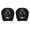 Black2, variant on Funny Car Headrest Cover for Cars, 2 Pieces Set of Bold Scary Face Printing Halloween Car Headrest Covers, Humorous Cushion Covers Head Rest Protector for Auto Vehicle Funny Decoration