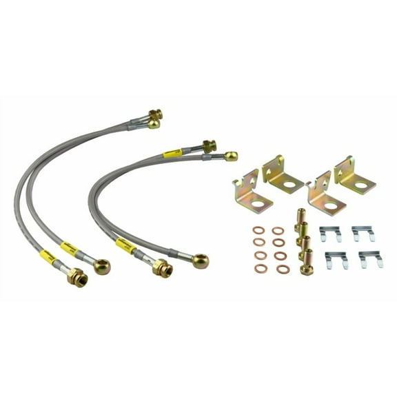 Goodridge 06-13 Chevrolet Corvette Z06/ZR1/Grand Sport Stainless Steel Brake Line Kit