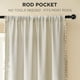 thumbnail image 2 of Cortinas Joydeco Beige Boho de 244 cm de largo, 2 paneles de 132 x 244 cm, 2 of 8