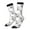 2 Black-1, variant on Poodle Dog Print Adult Socks for Men & Women,Calf Socks, Ankle Socks,Boots Socks,Breathable Casual Sock,Unisex Crew Socks