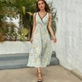 thumbnail image 3 of Pattern with Tennis Rackets with Tennis Balls Dress Summer Street Style Bohemia Long Dresses Female Sleeveless Printed Maxi Dress, 3 of 9