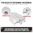 thumbnail image 2 of Chrome Bar Shield Rear Axle Covers Swingarm For Harley Softail Slim Deluxe 08-17, 2 of 4