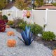 thumbnail image 4 of Xihbxyly Planta de Hierro para Tequila, Escultura Artesanal para Jardín, Diseño Único de Agave, Vibrantes Reflejos Azules, Arte para Exteriores, Decoración Del Hogar, 55 Cm de Altura, Decoración Pers, 4 of 4