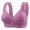 Purple, variant on Bras for Women,Fixed Cup Front Opening Large Size Underwear Without Steel Ring Thin Vest Style Bra for Comfort and Support,Sports Bras for Women,Beige,36