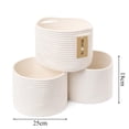 thumbnail image 5 of Cesta de almacenamiento pequeña para organizar estanterías en forma de cubo Cestas de almacenamiento para armario, 5 of 5
