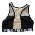 thumbnail image 2 of Victoria's Secret Pink High-Neck Crop Top Racerback Sport Bra, 2 of 2