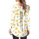 thumbnail image 5 of Blusa informal de manga larga con botones abiertos y cuello redondo para mujer Pompotops  FGAJ4900, 5 of 5