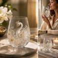 thumbnail image 5 of SLYNSHome Glass Cup with Nature-Inspired Designs Animals Themed, Large Capacity Stemless Tumbler for Everyday Beverages, Elegant Drinkware for Home and Gifting, 5 of 7