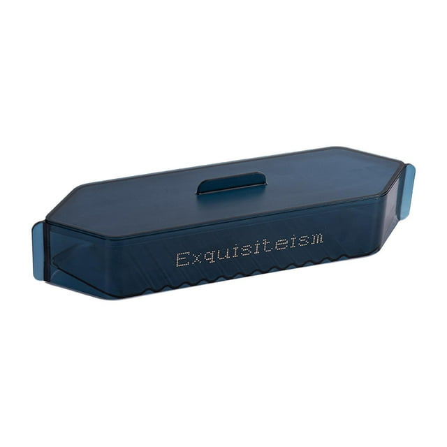 Caja de Almacenamiento creativa de palillos de plástico Baoblaze Almacenamiento de palillos Azul