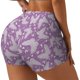thumbnail image 1 of Fotbe Purple Butterflies Floral Shorts Sin Costuras – Shorts Deportivos de Cintura Alta para Mujer, Elásticos para Gimnasio, Yoga, Running o Ciclismo-Large, 1 of 8