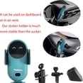 thumbnail image 5 of Soporte inalámbrico para cargador de coche - Sujeción automática inteligente, compatible con iPhone/Samsung, 5 of 5